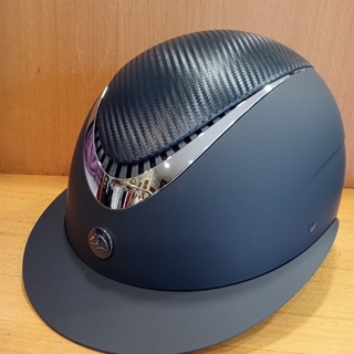 Casco HKM Sports Equipment Alarion color azul/plata talla M 55-57 cm - Imagen 2